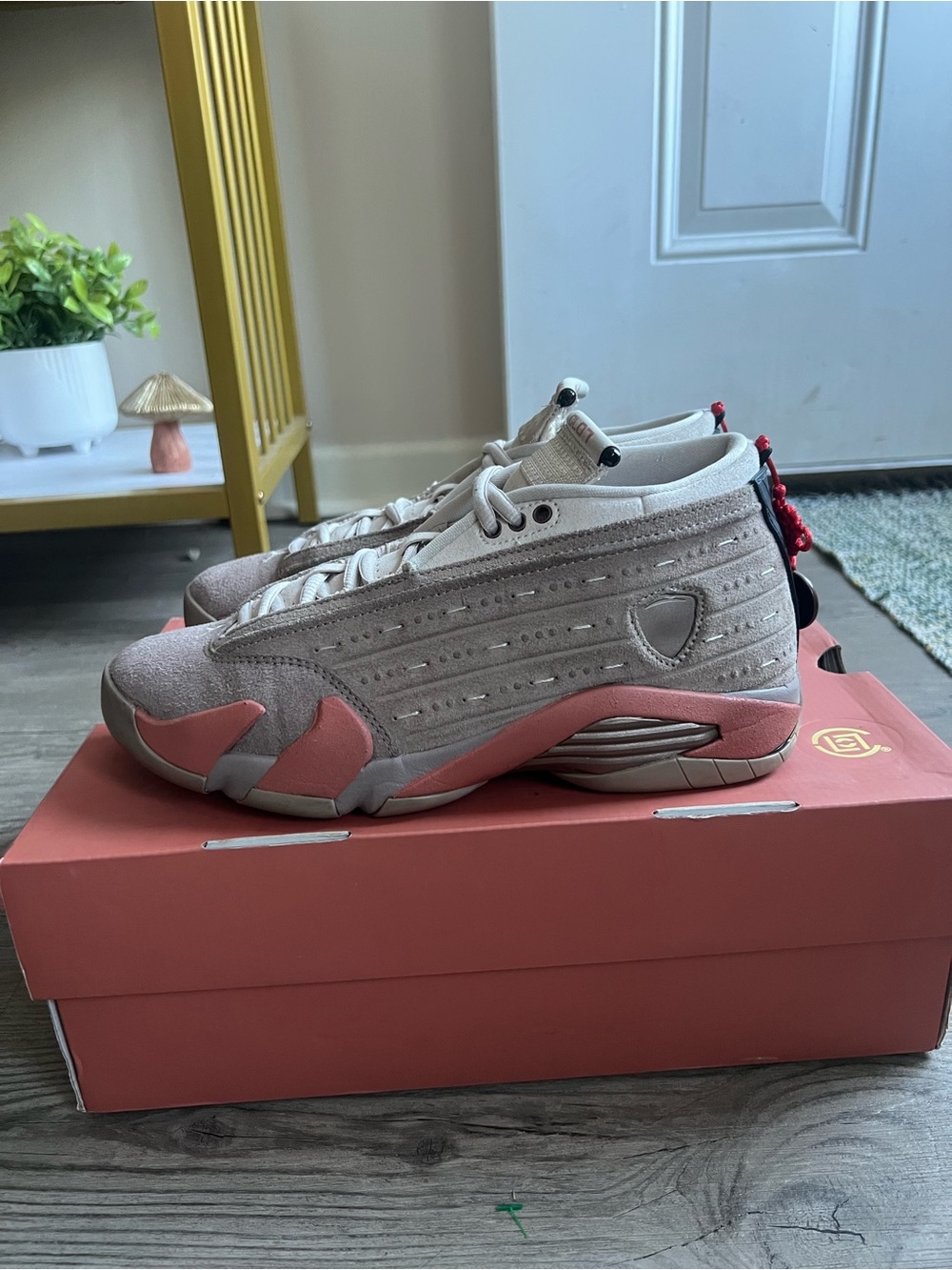 Jordan 14 Retro Low CLOT Terra Blush DC9857-200